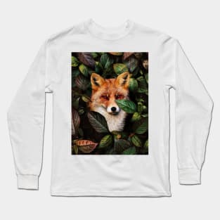 Hiding Fox Long Sleeve T-Shirt